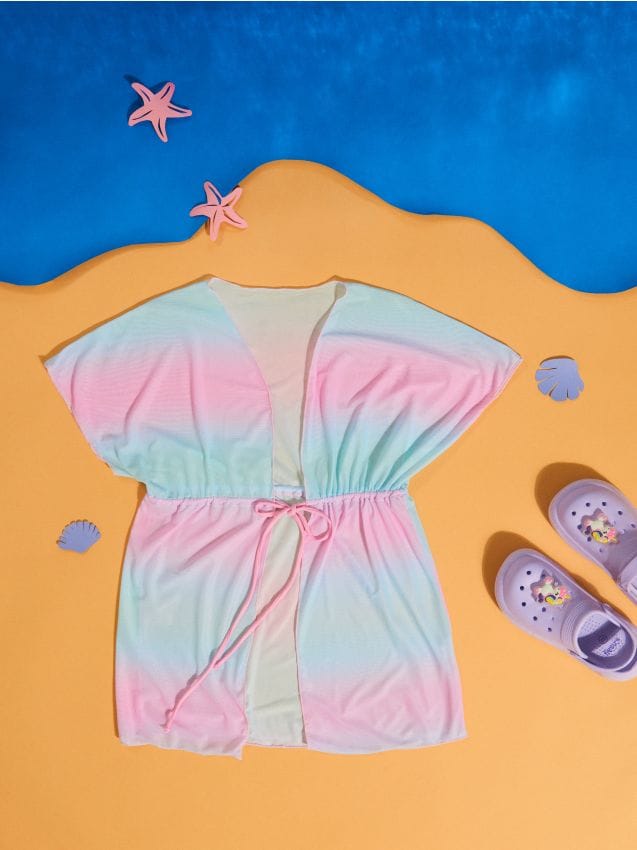 Pončo tie-dye - SINSAY