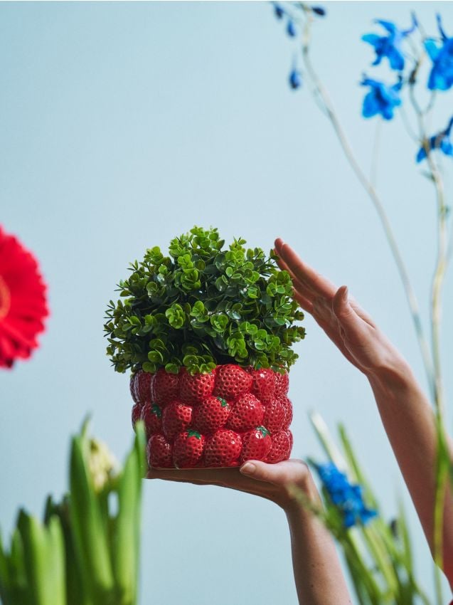 Sinsay - Ghiveci decorativ - roșu