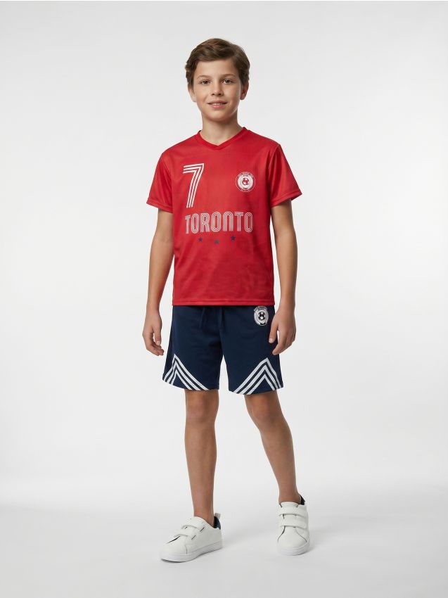 Sinsay - Set sport Active cu uscare rapidă cu imprimeu Toronto - multicolor
