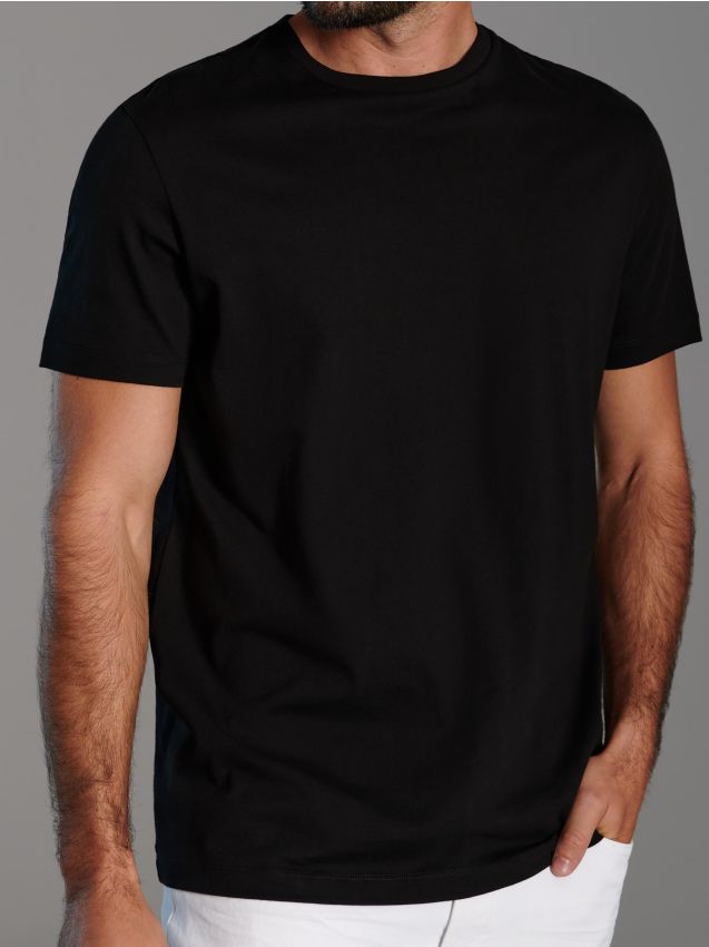 Sinsay - MEN`S T-SHIRT - negru