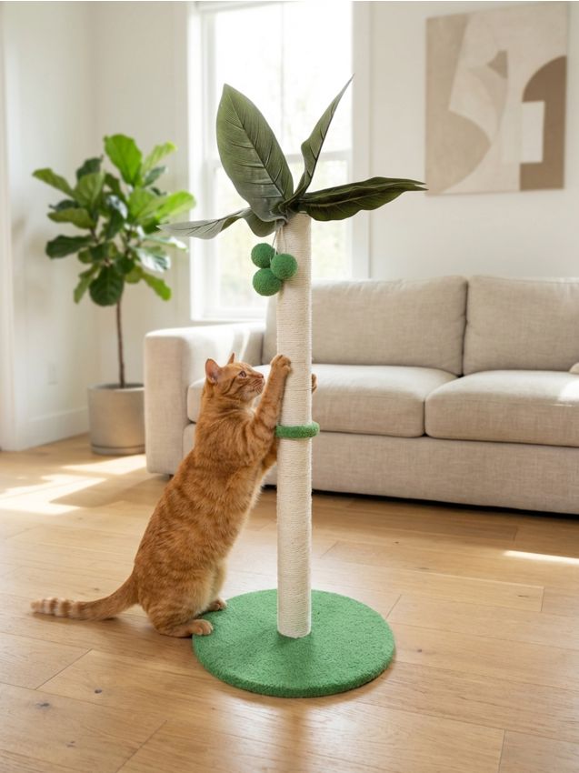 Sinsay - Covoraș de zgârieturi pentru pisică - crem