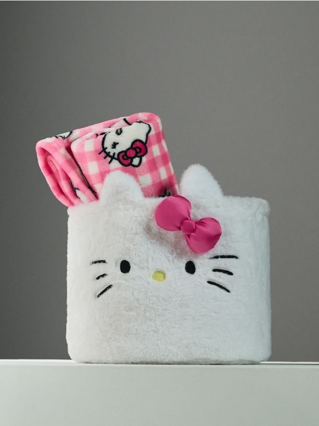 Sinsay - Coș pentru depozitare Hello Kitty - alb