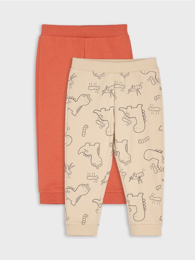 Sinsay - Set de 2 pantaloni jogger - roșu