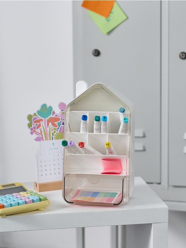 Sinsay - Organizator de birou - alb