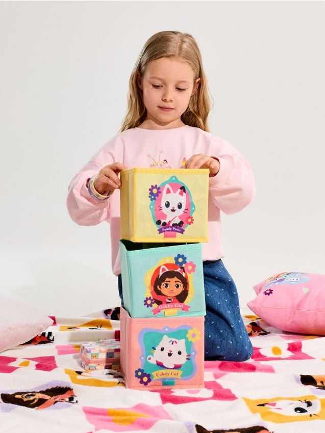 Sinsay - Set de cutii de depozitare 3 pack Gabbys Dollhouse - multicolor