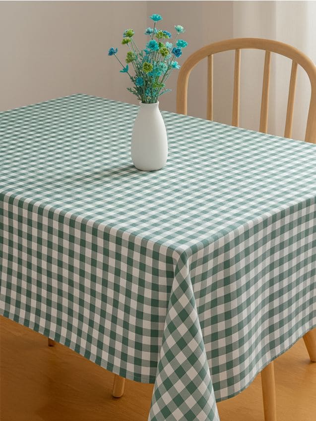 Sinsay - Károvaný obrus - svetlozelená