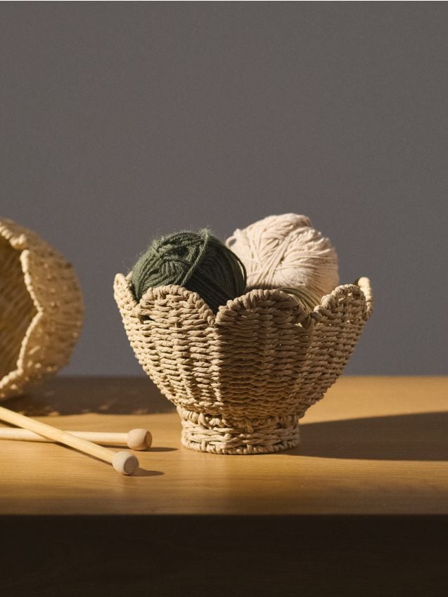 Sinsay - Pletená dekoračná misa - béžová