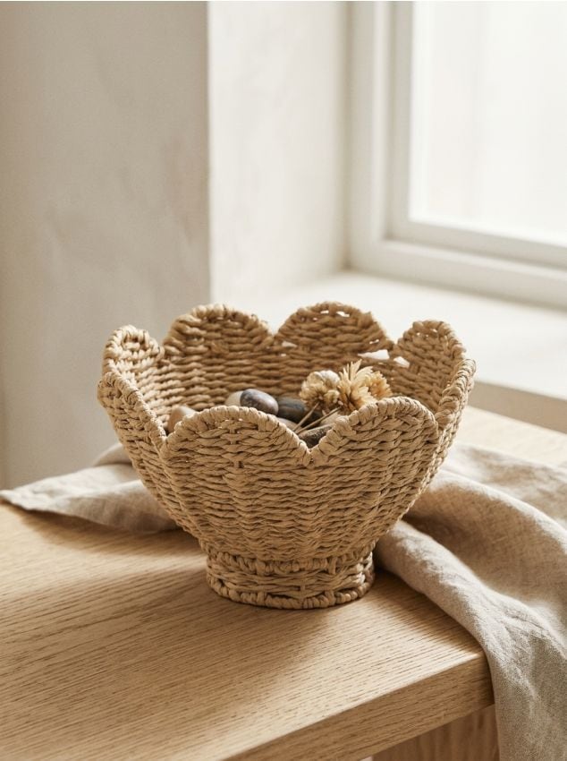 Sinsay - Bol decorativ împletit - bej