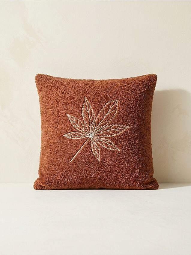 Sinsay - Husă decorativă pentru pernă cu motiv de frunză - multicolor