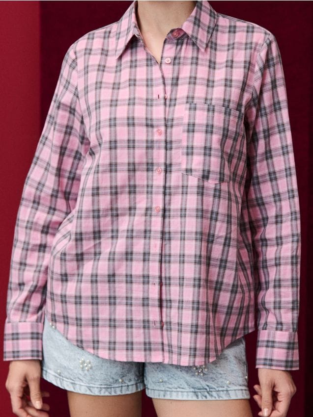 Sinsay - Памучна Карирана Риза