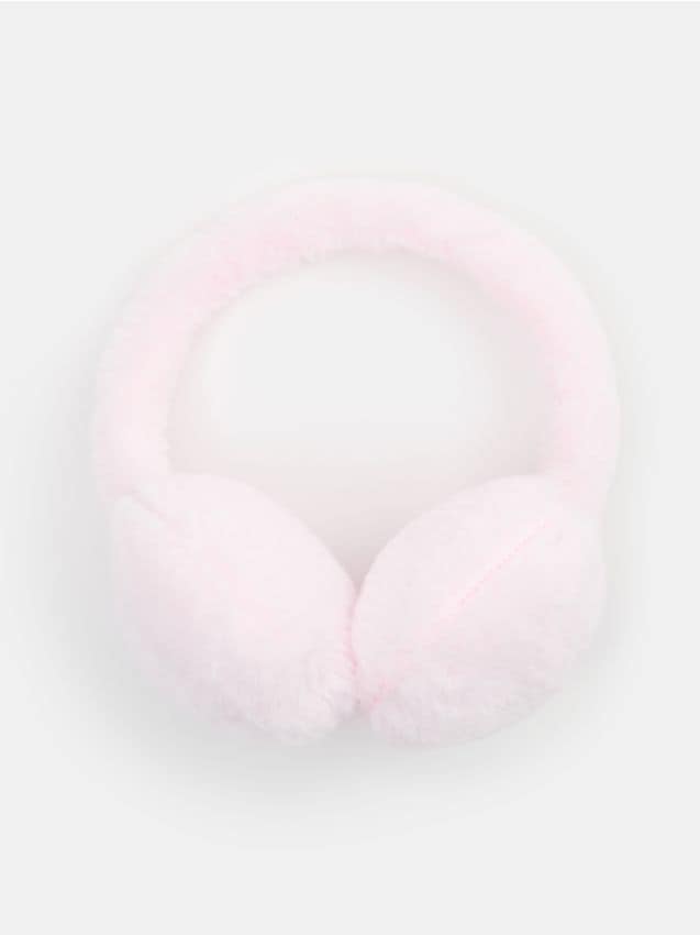 Sinsay - Căști de urechi cu blană - roz-pastel