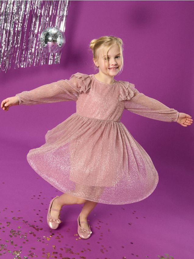 Sinsay - Rochie babydoll - roz-pudră