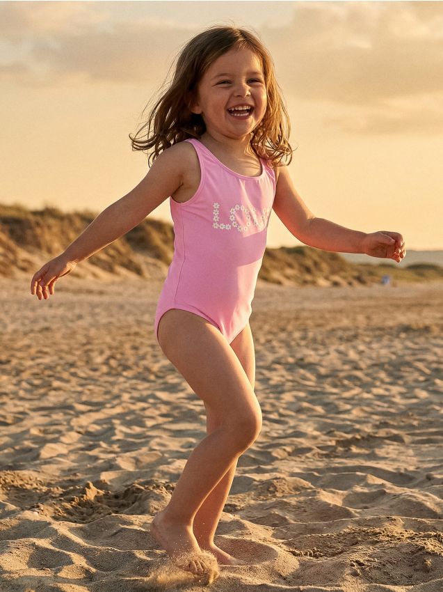 Sinsay - Strój kąpielowy z kwiatowym napisem