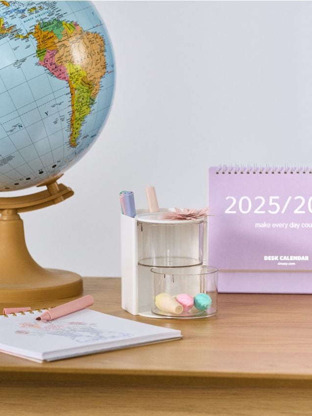 Sinsay - Organizator de birou - alb