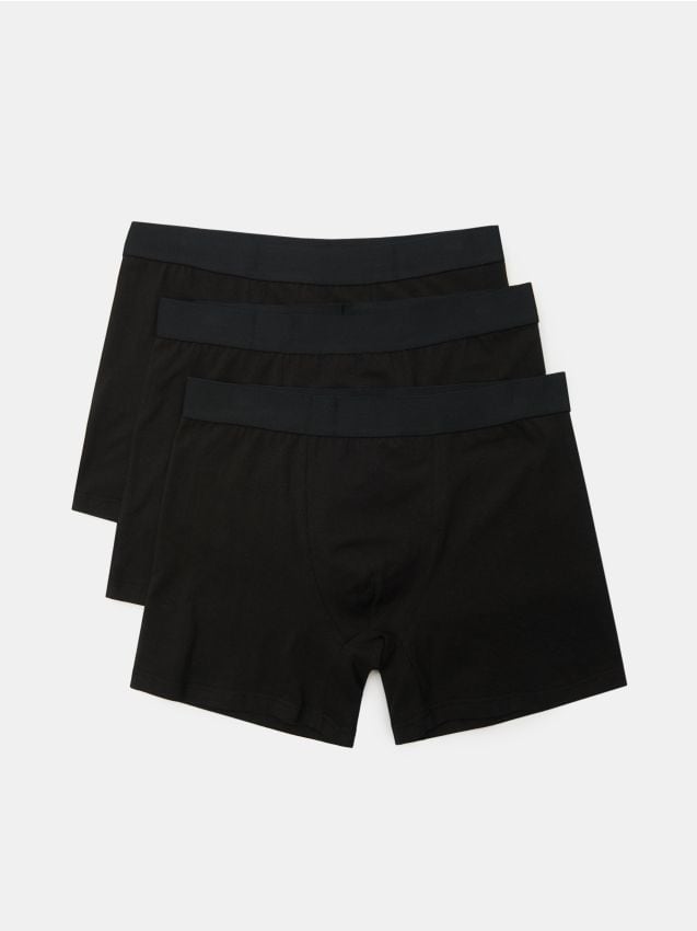 Sinsay - Bokserki long 3 pack - czarny