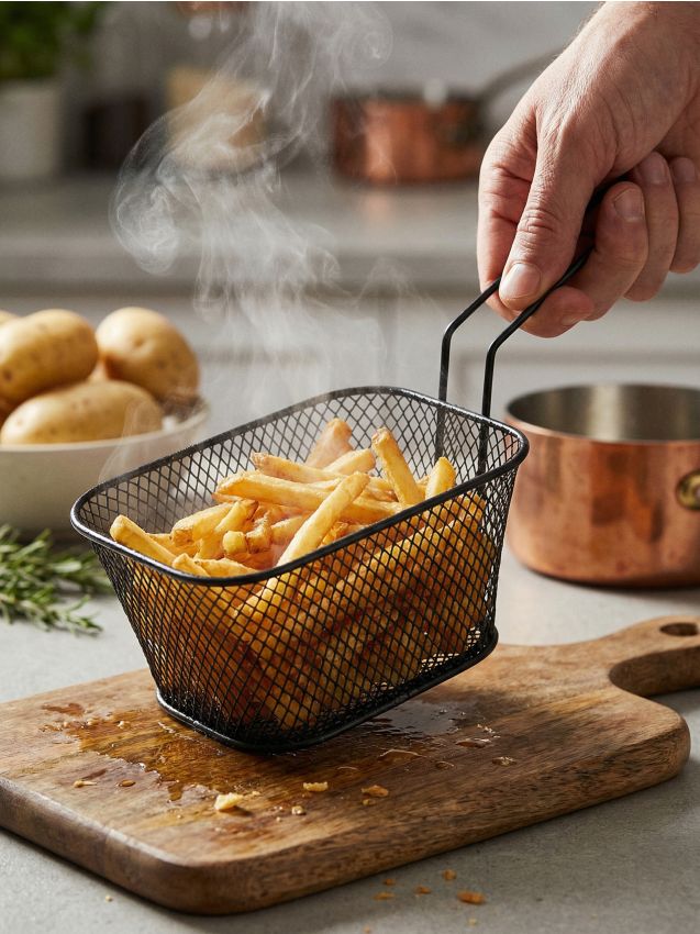 Sinsay - Coș pentru cartofi prăjiți cu mâner - negru