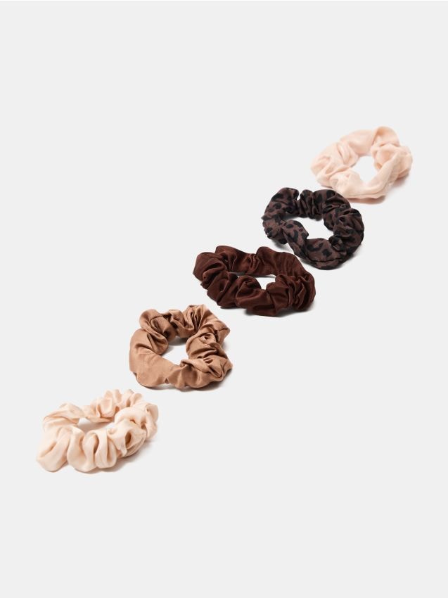 Sinsay - Set de 5 de elastice de păr - multicolor