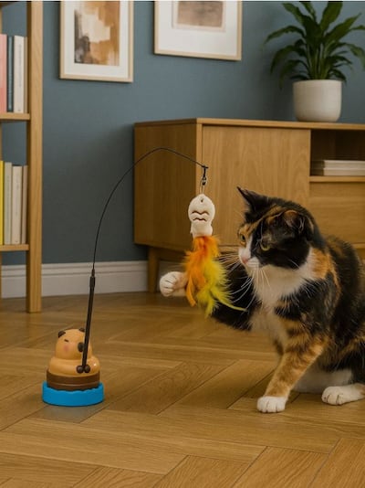 Zabawka dla kota w kształcie kapibary