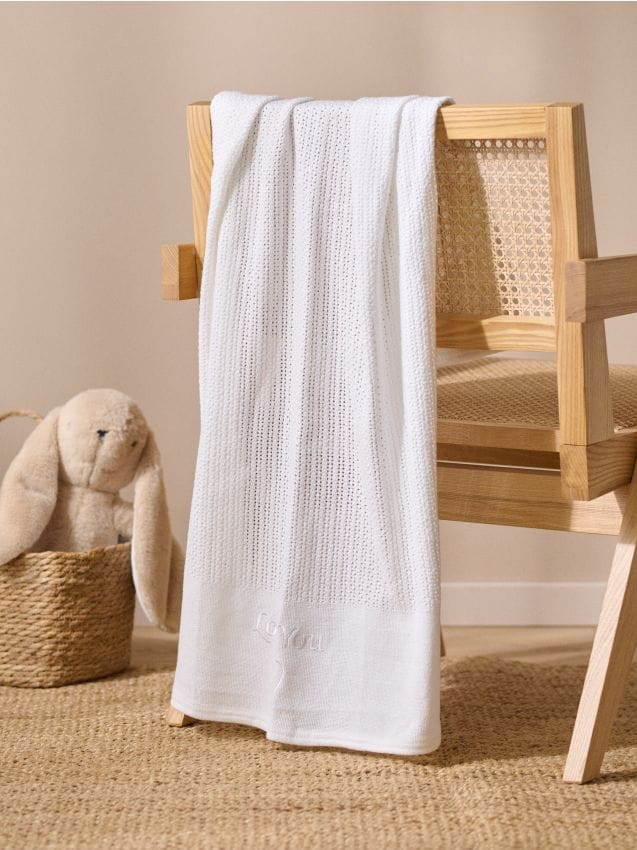 Sinsay - BABIES` BLANKET - alb