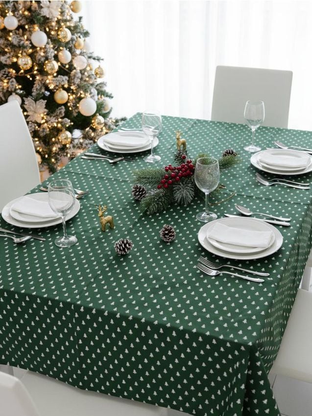 Sinsay - Obrus s vianočným motívom - zelená