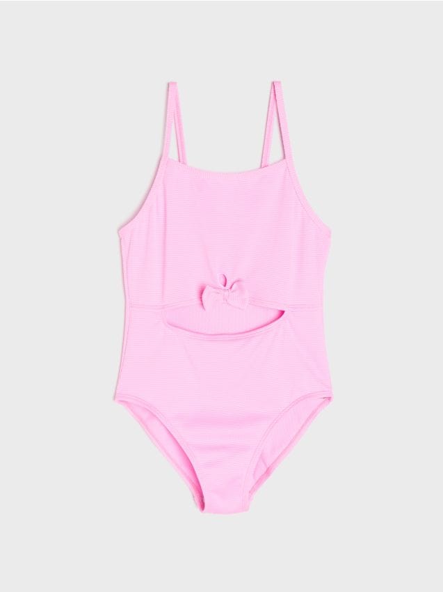 Sinsay - Costum de baie întreg - roz-pastel