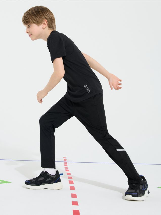 Sinsay - Pantaloni sport Active - negru