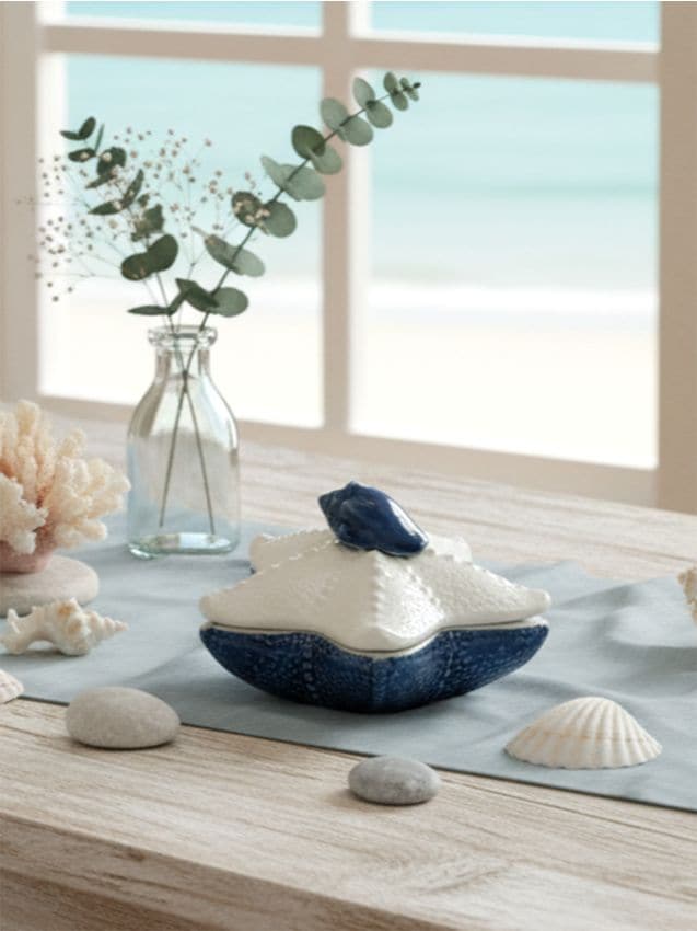 Sinsay - Recipient ceramic de depozitare în formă de stea de mare - multicolor