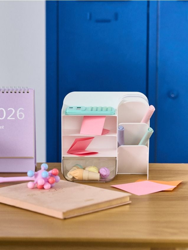 Sinsay - Organizator de birou - alb