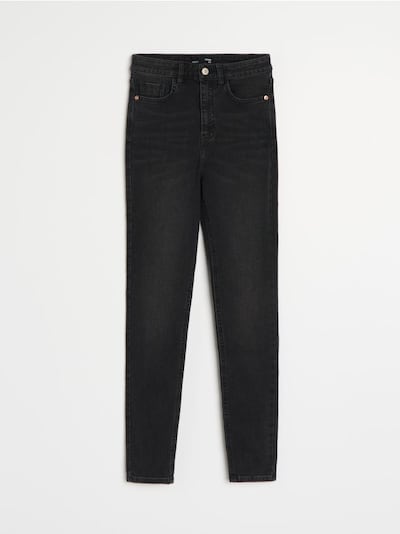 High waist skinny farmerke