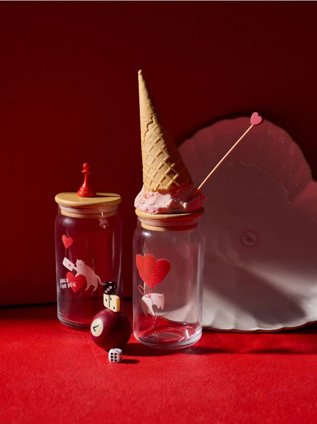 Sinsay - Poháre s otvorom na slamku 2 kusy - viacfarebná