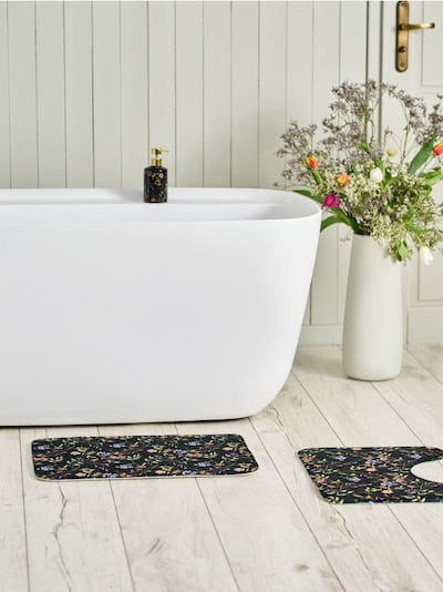Набір килимків для ванної з квітковим мотивом 2 pack