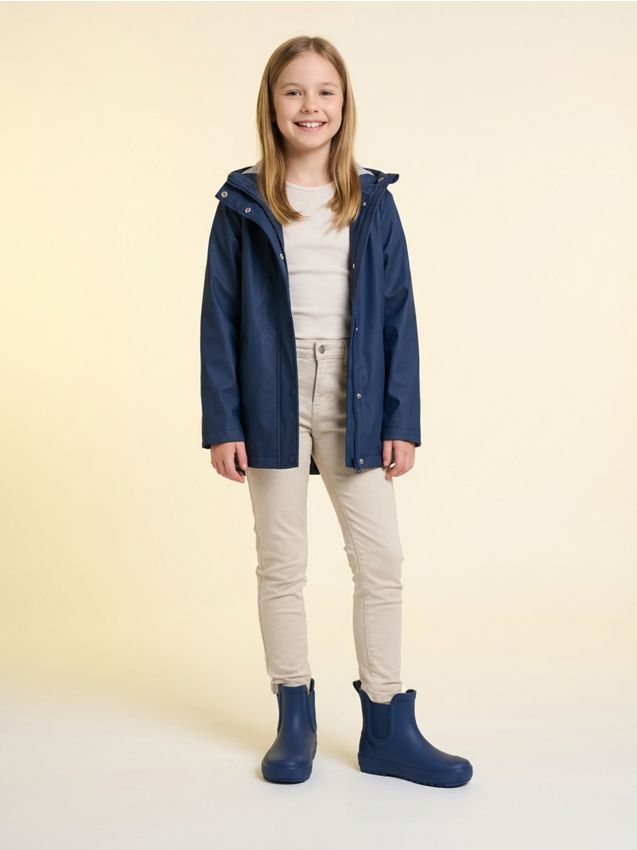 Sinsay - Ghete de apă rezistente până la gleznă cu insert elastic - bleumarin