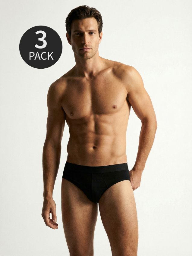 Sinsay - Slip 3 pezzi - nero