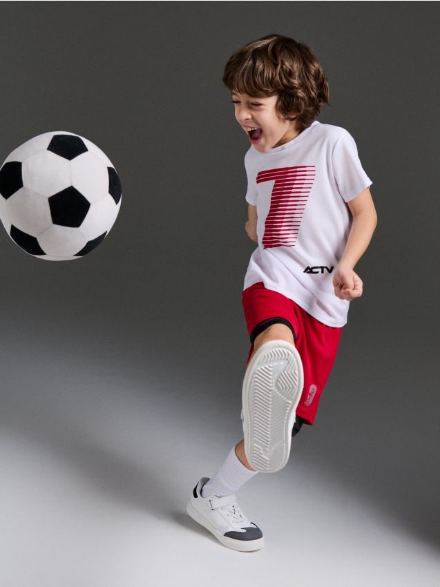 Sinsay - Tricou sportiv - alb