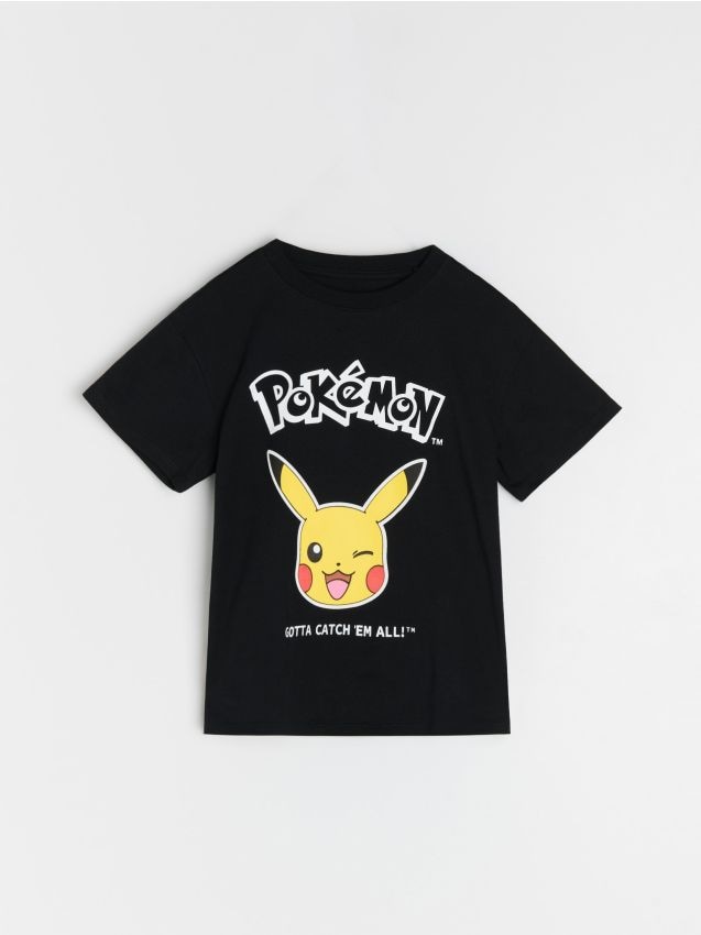 Sinsay - Pamučna majica s printom Pokémon