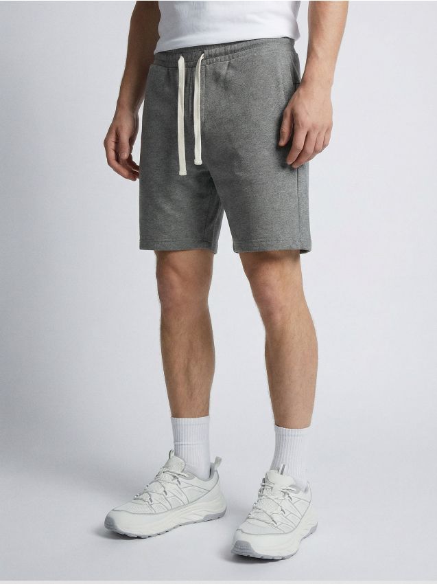 Sinsay - Pantaloni sport scurți - gri deschis