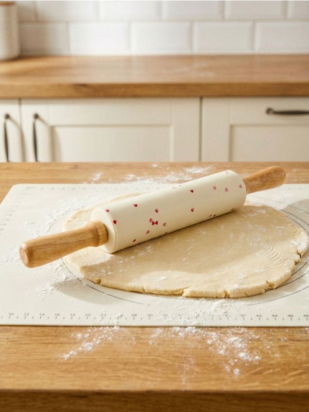 Sinsay - Năsuc din silicon cu mânere din lemn - alb