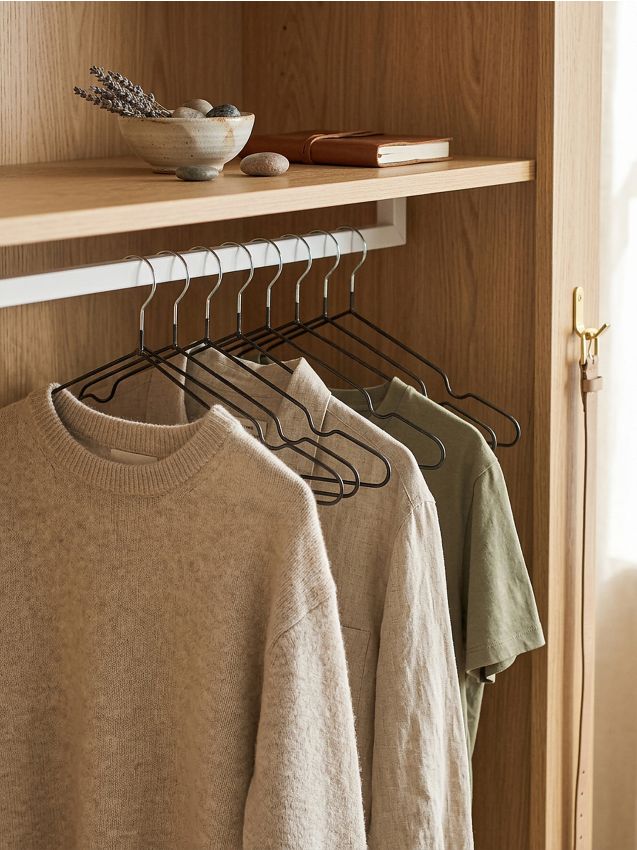 Sinsay - Set de 10 umerașe - negru