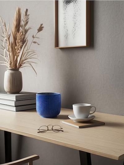 Vaso da fiori scanalato