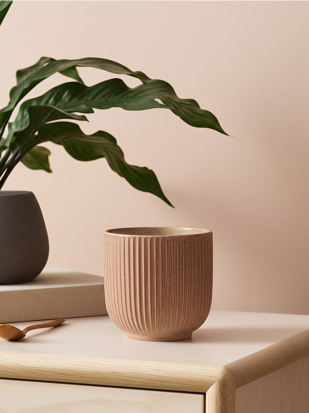 Sinsay - Ghiveci striat - cafeniu