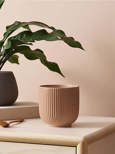 Рифлений горщик для квітів