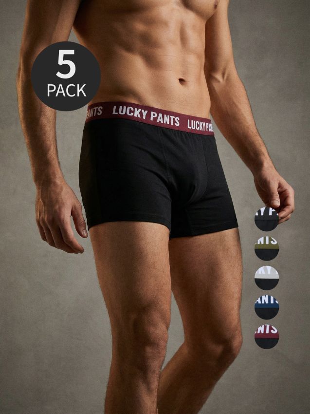 Sinsay - Bawełniane bokserki 5 pack - czarny