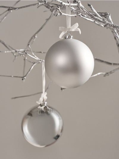 3 vnt. kalėdinių eglutės žaisliukų rinkinys