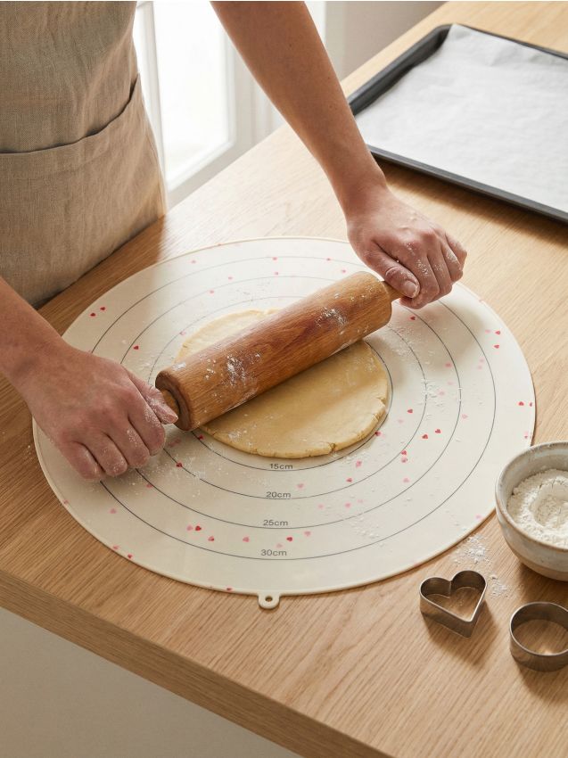 Sinsay - Covoraș rotund pentru copt - alb