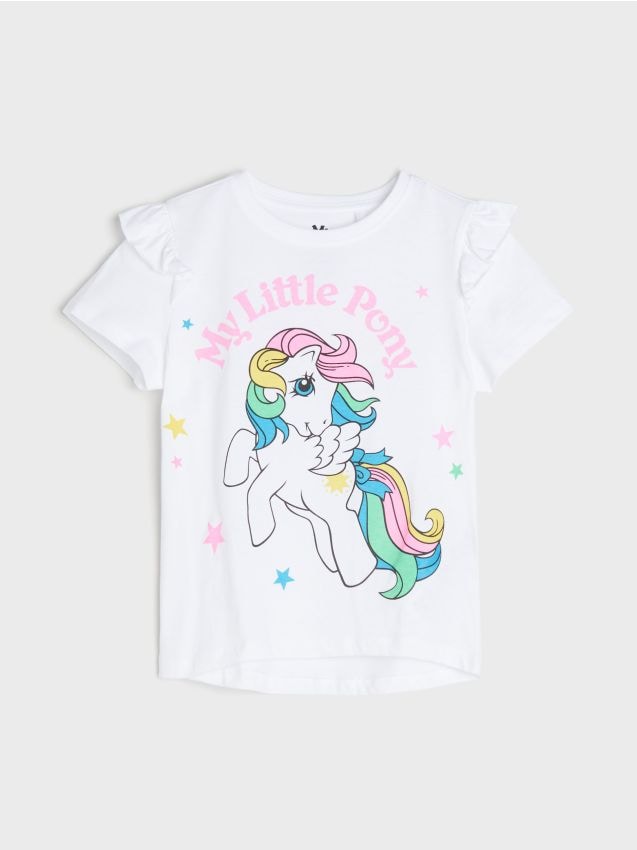 Sinsay - T-krekls My Little Pony - balts