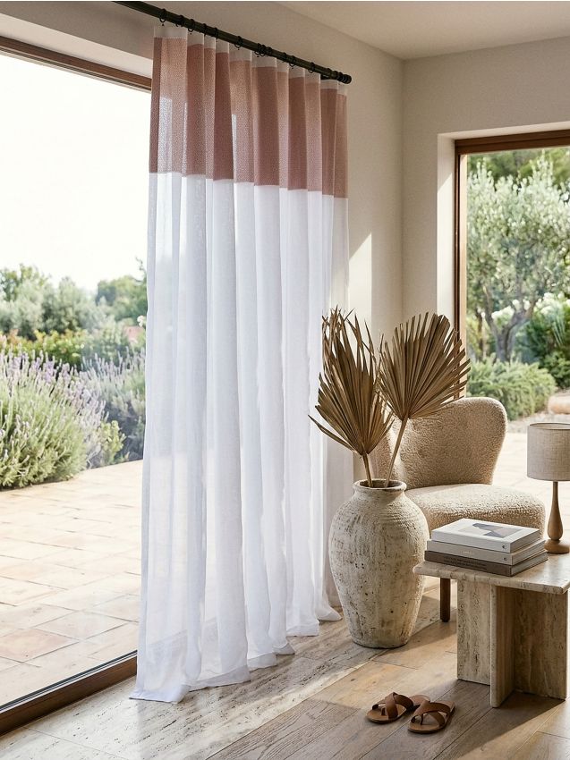 Sinsay - Cortină pe bandă - roz-pastel