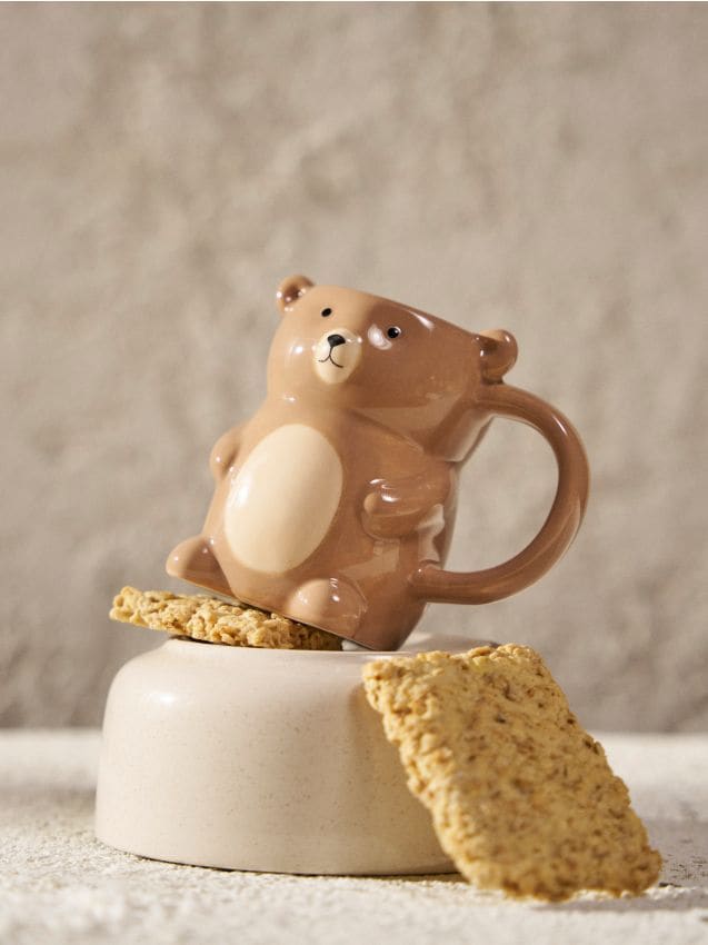 Sinsay - Hrnček v tvare medveďa - béžová