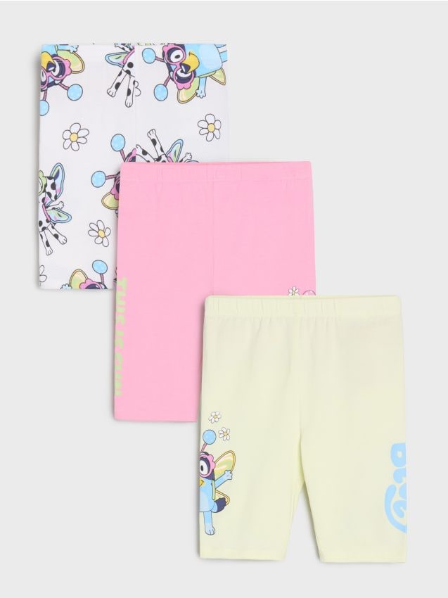 Sinsay - Set de 3 perechi de colanți Bluey - multicolor