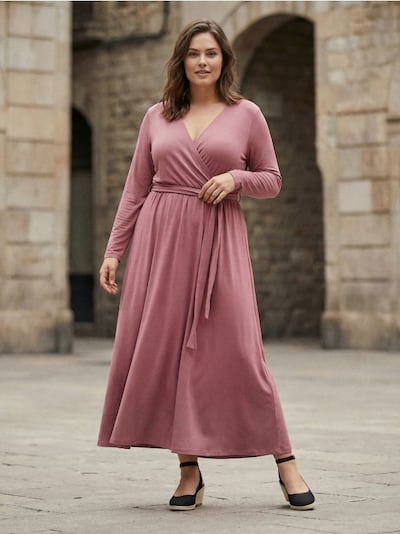 Sukienka z domieszką wiskozy