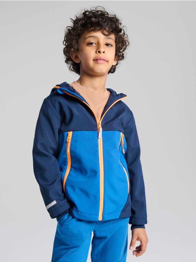 Kurtka z kapturem typu soft shell - SINSAY